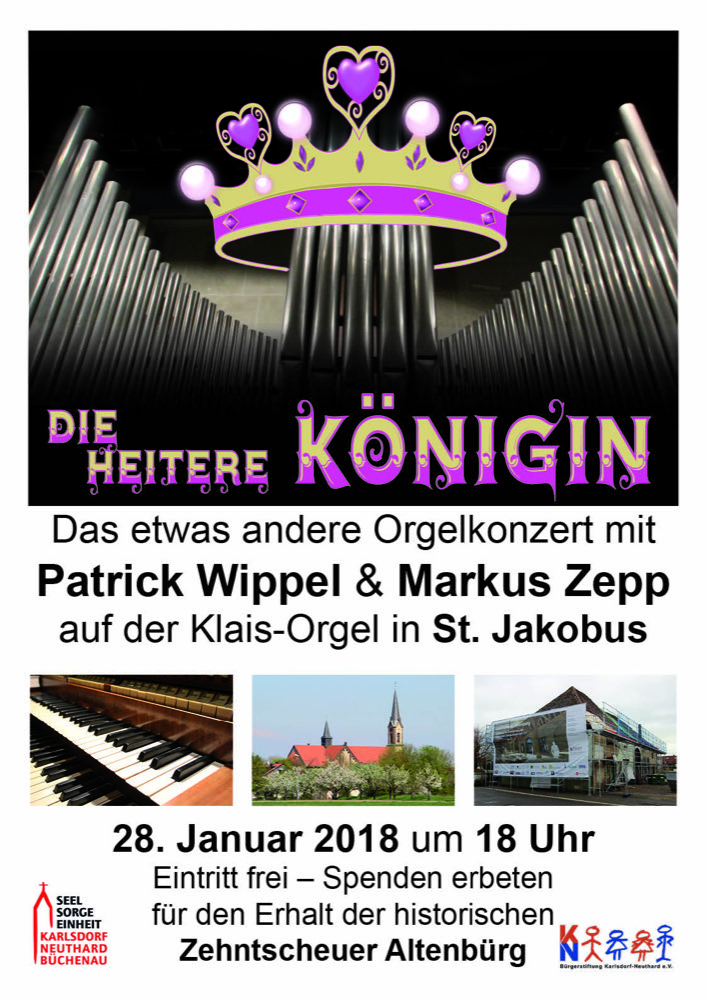 Orgelkonzert „Die heitere Königin“