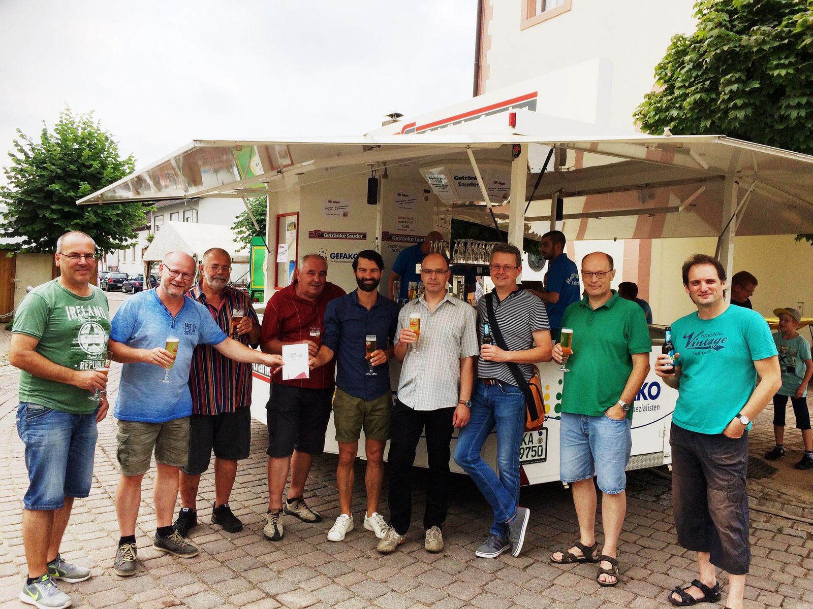 Spenden beim Straßenfest